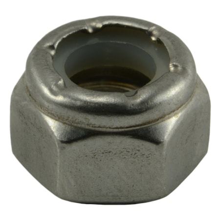 Midwest Fastener Nylon Insert Lock Nut, 5/16"-18, 18-8 Stainless Steel, Not Graded, 10 PK 63785